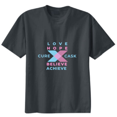 Adults Unisex CURE CASK and RACE FOR RESEARCH LOGO on back Thumbnail