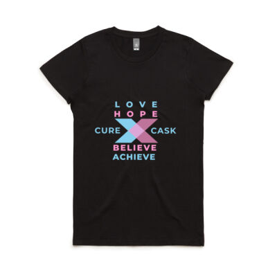 AS Colour Tee Adults Cure CASK & Race for Research on Back  ( more colour options)  Thumbnail